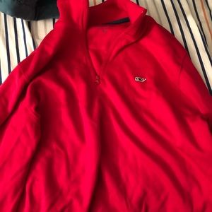 Vineyard vines red pullover